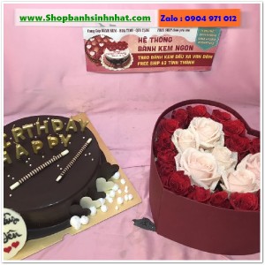 Combo Bánh Kem & Hoa Tươi - MM139